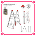 Lightweight Folding Free Standing A type Ladder, fold up stairs, small space foldable ladders